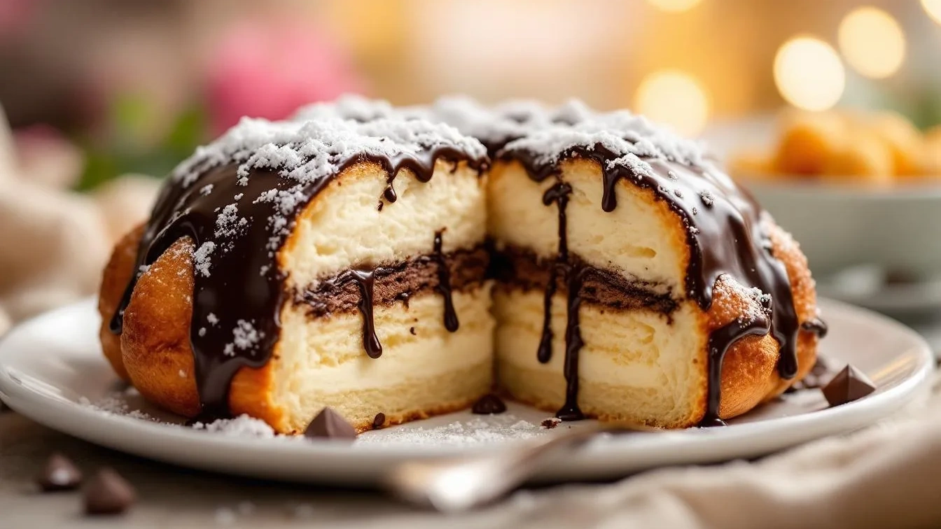 Das Wolken-Rezept: Warum diese Brandteig-Torte mit Schokolade so unglaublich luftig wird