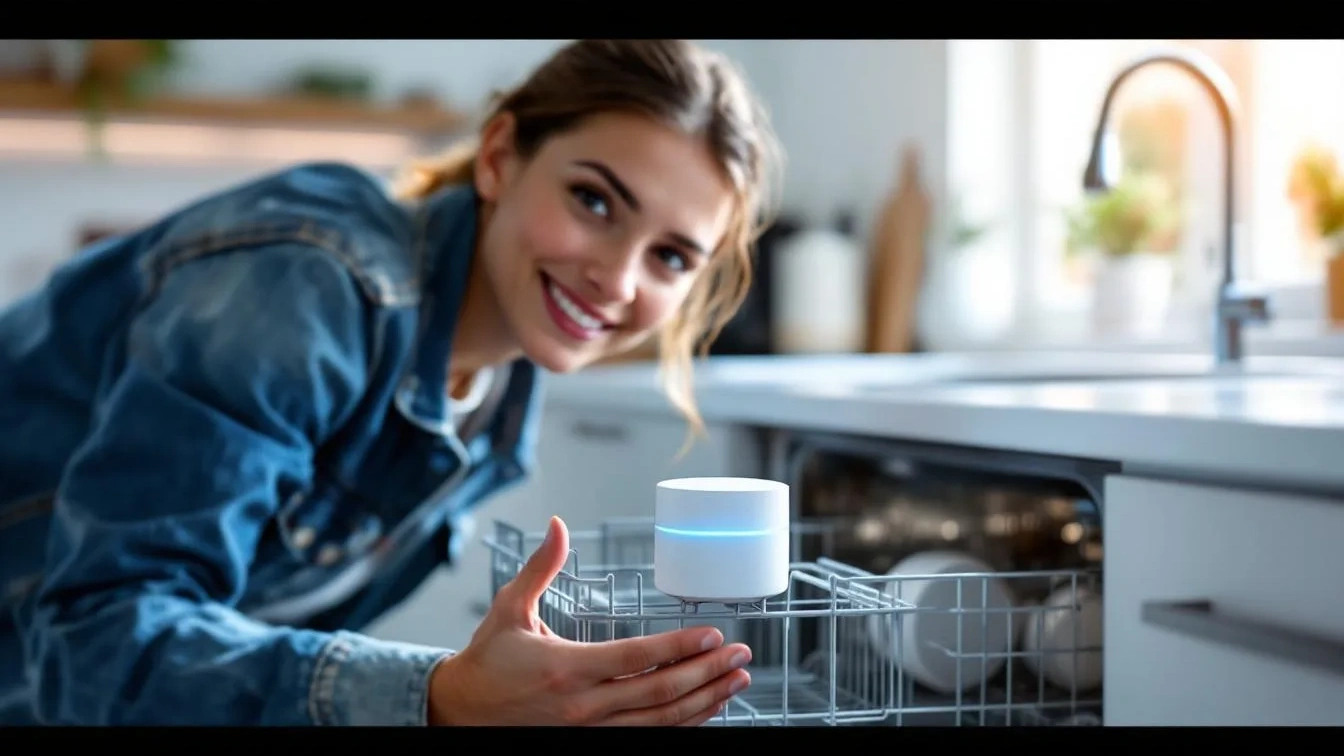 De vaatwasser-besparing: Het kleine voorwerp in het rekje dat uw stroomverbruik direct verlaagt