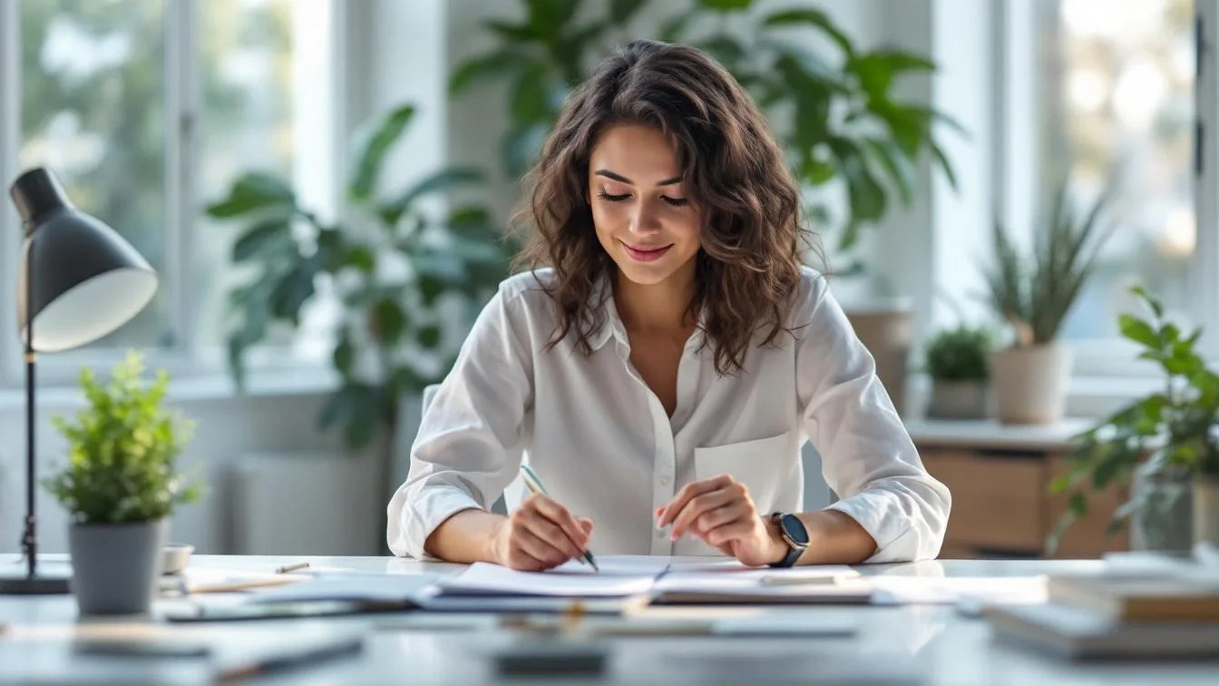 Want to be twice as productive this spring? Then tidy up! A tidy desk helps you think clearly!