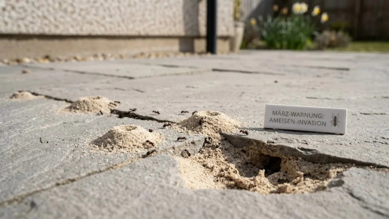 Invasive Ameisen-Welle im März? Wenn Sie diese Spuren auf Ihrer Terrasse sehen, müssen Sie heute handeln.